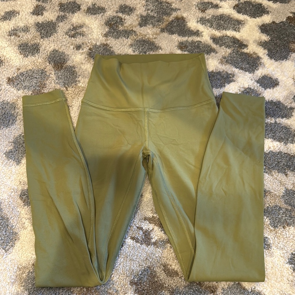 Olive Green Lululemon align leggings